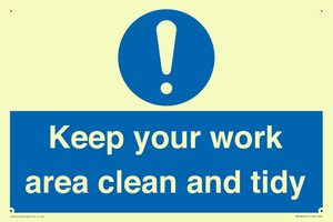 MV7862: Keep your work area clean and tidy