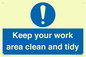 MV7862: Keep your work area clean and tidy