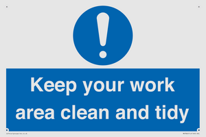 MV7862: Keep your work area clean and tidy