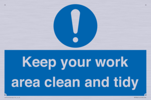 MV7862: Keep your work area clean and tidy