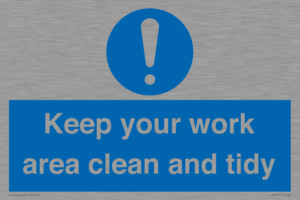MV7862: Keep your work area clean and tidy