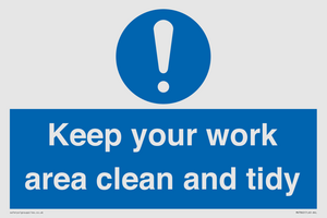MV7862: Keep your work area clean and tidy