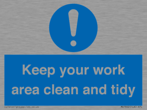 MV7862: Keep your work area clean and tidy