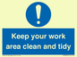 MV7862: Keep your work area clean and tidy