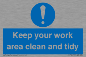 MV7862: Keep your work area clean and tidy