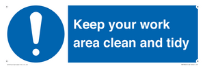 MV7862: Keep your work area clean and tidy