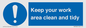 MV7862: Keep your work area clean and tidy