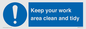 MV7862: Keep your work area clean and tidy