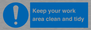 MV7862: Keep your work area clean and tidy