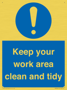 MV7862: Keep your work area clean and tidy