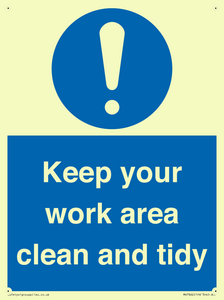 MV7862: Keep your work area clean and tidy