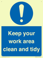 MV7862: Keep your work area clean and tidy