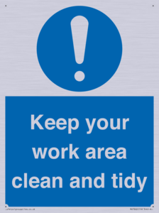 MV7862: Keep your work area clean and tidy