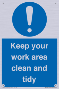 MV7862: Keep your work area clean and tidy