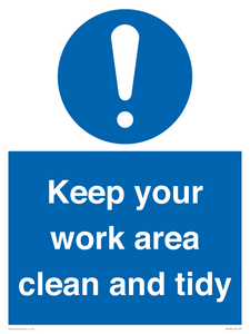MV7862: Keep your work area clean and tidy