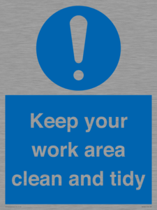 MV7862: Keep your work area clean and tidy