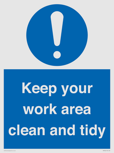 MV7862: Keep your work area clean and tidy