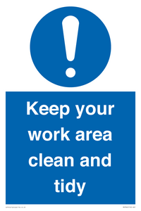 MV7862: Keep your work area clean and tidy