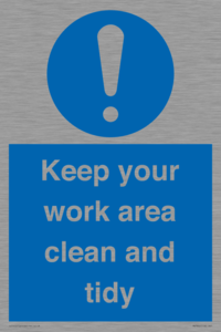 MV7862: Keep your work area clean and tidy