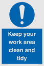 MV7862: Keep your work area clean and tidy