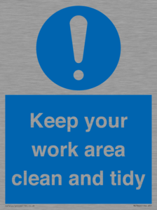 MV7862: Keep your work area clean and tidy
