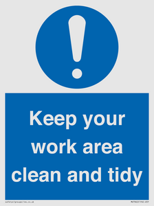 MV7862: Keep your work area clean and tidy
