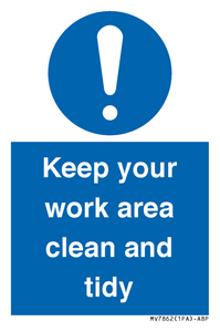 MV7862: Keep your work area clean and tidy