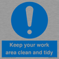 MV7862: Keep your work area clean and tidy