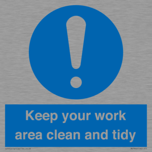 MV7862: Keep your work area clean and tidy