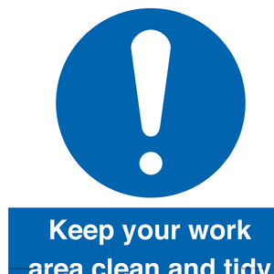 MV7862: Keep your work area clean and tidy