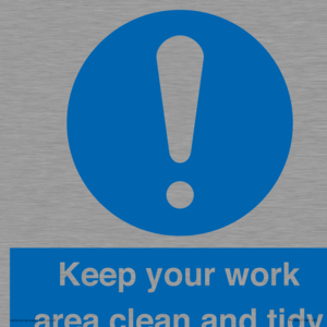 MV7862: Keep your work area clean and tidy