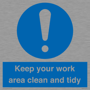 MV7862: Keep your work area clean and tidy