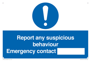 MX14107: Report suspicious behaviour