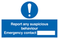 MX14107: Report suspicious behaviour