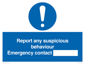 MX14107: Report suspicious behaviour
