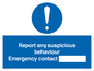 MX14107: Report suspicious behaviour
