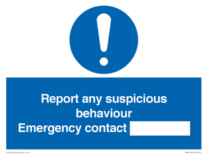 MX14107: Report suspicious behaviour
