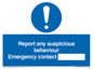 MX14107: Report suspicious behaviour