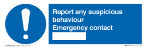 MX14107: Report suspicious behaviour