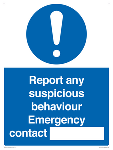 MX14107: Report suspicious behaviour
