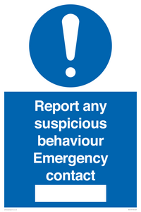 MX14107: Report suspicious behaviour