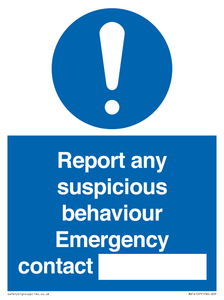 MX14107: Report suspicious behaviour