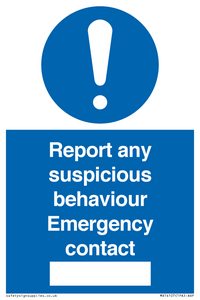 MX14107: Report suspicious behaviour