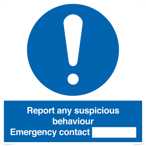 MX14107: Report suspicious behaviour