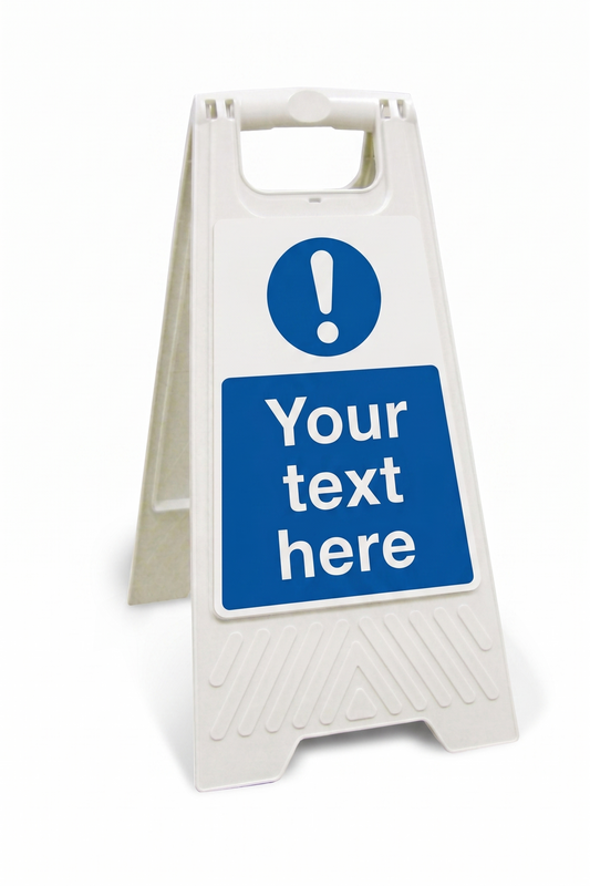 Custom White Plastic A-frame