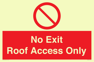 PA10068: No Exit Roof Access Only