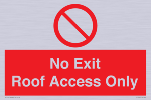 PA10068: No Exit Roof Access Only
