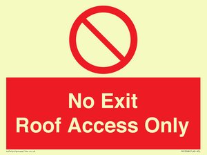 PA10068: No Exit Roof Access Only