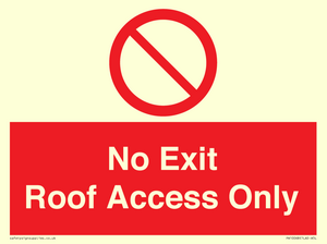 PA10068: No Exit Roof Access Only