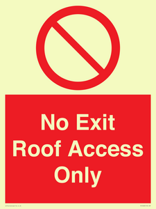 PA10068: No Exit Roof Access Only